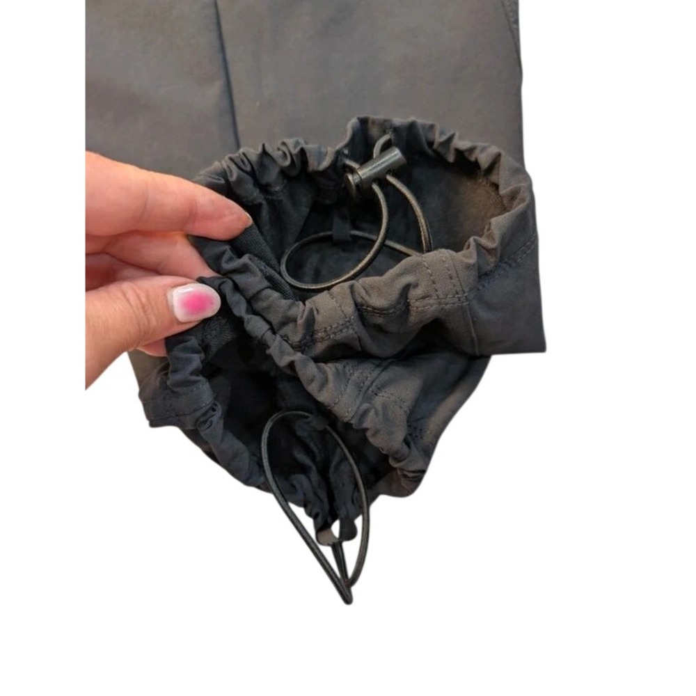 JoyLab ~Black Lightweight High-Rise Cargo Parachute Jogger Pants - Women's Small - Picture 3 of 14